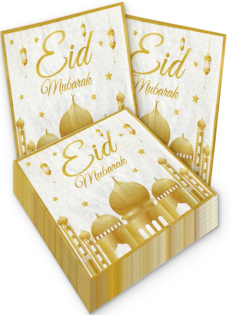 KatchOn Napkins Gold & White 40 pcs - Image 4